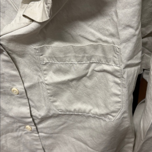 Talbots Cream Cotton Blouse, size P/S - Picture 4 of 8